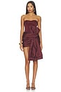 view 1 of 3 VESTIDO TARSILA  in Brown