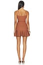 view 4 of 3 Cora Knit Mini Dress in Brown