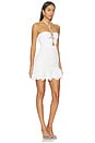 view 2 of 4 Gal Embroidery Mini Dress in White