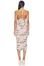 view 4 of 3 Lotus Midi Dress in Light Pink
