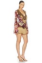 view 2 of 4 Boho Short Dress in Brown