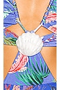 view 4 of 4 Oasis Cut-Out Beach Dress in Blue