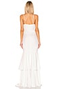 view 3 of 3 Ruffle Maxi Dress in White
