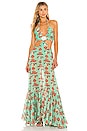 view 1 of 3 Seashell Cutout Beach Dress in Sea Green