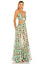 view 2 of 3 Seashell Cutout Beach Dress in Sea Green