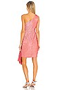 view 3 of 4 Ombre One Shoulder Mini Dress in Pink