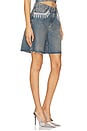 view 2 of 6 Nostalgic Sky Denim Short in Light Blue