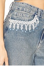 view 6 of 6 Nostalgic Sky Denim Short in Light Blue