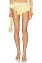 view 1 of 6 MINI-SHORT IARA  in Yellow