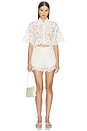 view 6 of 6 Gal Embroidery Short in Off White