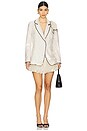 view 4 of 4 Sequin Blazer in Off White