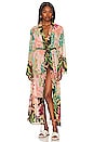 view 2 of 4 Tropicalia Beach Kimono in Harbour Pink