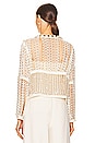 view 3 of 6 Fully Beaded Jacket in White