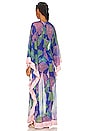 view 4 of 4 Ocean Leaf Caftan in Blue