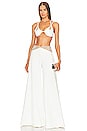 view 4 of 5 Hand Beaded Wide Leg Pant in White
