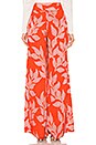 view 3 of 4 Leaf Print Wide Leg Pant in Hot Pink