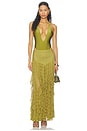 view 6 of 6 JUPE LONGUE PETAL in Green