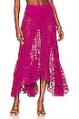 view 1 of 4 FALDA DE PLAYA DE GANCHILLO in Magenta