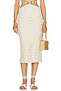 view 1 of 4 크로셰 미디 스커트 in Bone