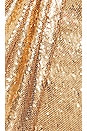 view 5 of 5 Sequin Draped Midi Skirt in Gold