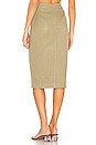 view 3 of 4 Linen Pencil Skirt in Vintage Khaki