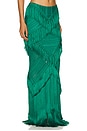 view 2 of 4 Fringe Maxi Skirt in Jade