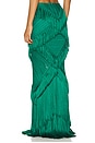 view 3 of 4 Fringe Maxi Skirt in Jade
