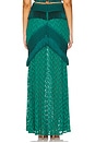 view 4 of 6 Fringe Trim Maxi Skirt in Galapagos