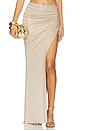 view 1 of 6 Dune Long Skirt in Beige