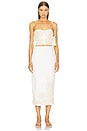 view 5 of 6 Dune Knit Skirt in Off White