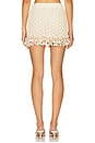 view 4 of 6 x Camila Coelho Mesh Skirt in Off White