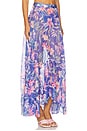 view 2 of 6 Amaryllis Maxi Skirt in Blue