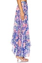 view 3 of 6 Amaryllis Maxi Skirt in Blue