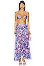 view 5 of 6 Amaryllis Maxi Skirt in Blue