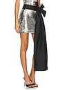 view 2 of 6 Moonlight Sequin Mini Skirt in Silver