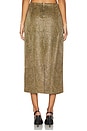 view 4 of 6 미디 스커트 짜기 in Gold