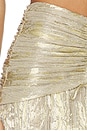 view 6 of 6 JUPE SKIRT in Gold