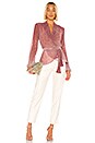 view 4 of 5 Ombre Lurex Tie Top in Light Orchid