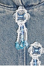 view 5 of 5 Nostalgic Sky Denim Bustier Top in Light Blue
