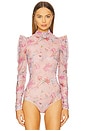 view 2 of 5 Lily Flower Bodysuit in Orange