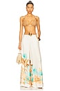 view 4 of 4 Bananeira Tropical Bra Top in Beige