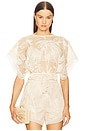 view 1 of 4 Joy Lace Top in Off White