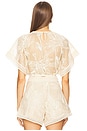 view 3 of 4 Joy Lace Top in Off White