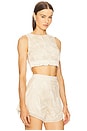 view 2 of 4 TOP COM FRANJAS DE RENDA JOY in Off White