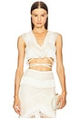 view 1 of 4 Samba Fringe Top in Off White