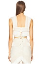 view 3 of 4 Samba Fringe Top in Off White