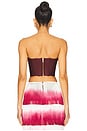 view 3 of 4 Corset Top in Dark Red