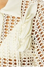 view 5 of 5 Selene Mesh Shirt in Off White