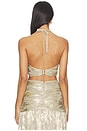 view 3 of 5 Golden Dust Lurex Top in Gold