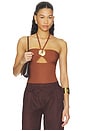 view 1 of 1 Cora Knit Bodysuit in Brown